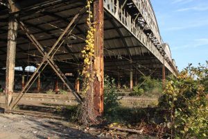 Reste des Bahnpostamtes Leipzig