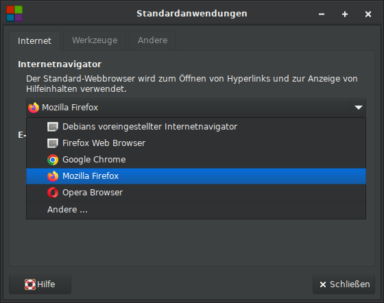 Standardbrowser